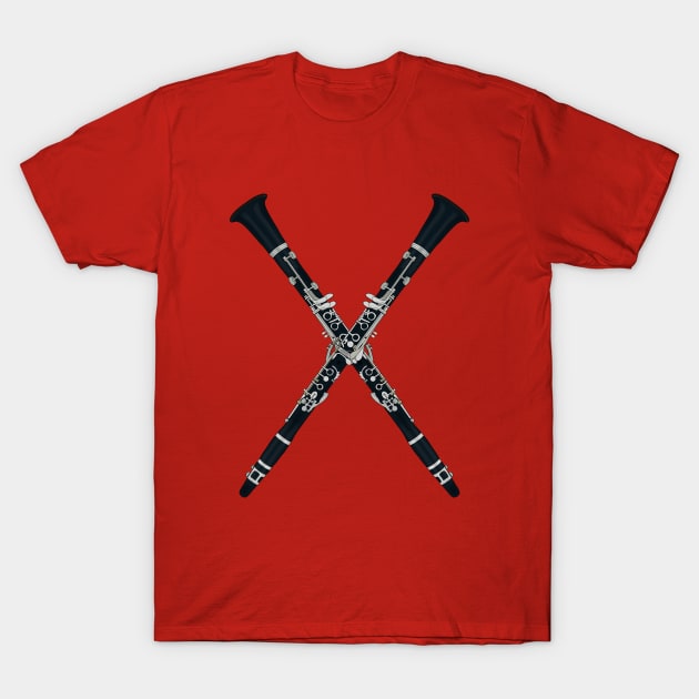 Clarinets Forming an X T-Shirt by DiegoCarvalho